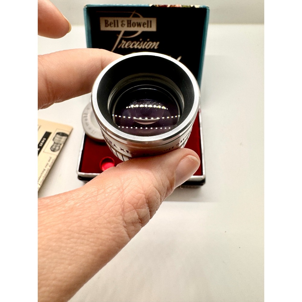 Vintage Bell & Howell 2.5x Telephoto Attachment Movie Camera Lens with Box - Picture 6 of 16